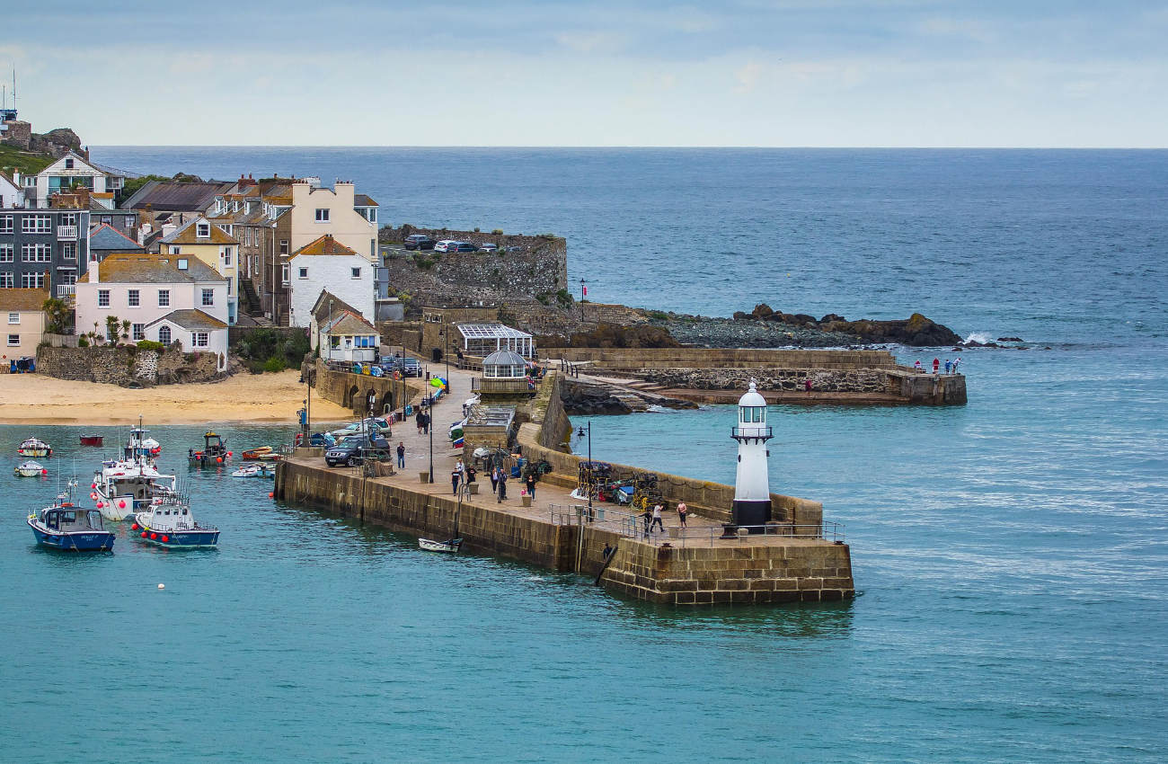 St Ives Pier, Cornwall